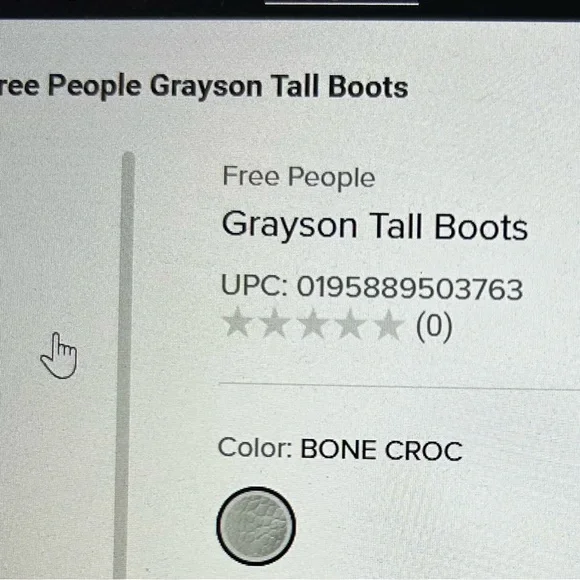 NWT FreePeople Grayson Tall boots - Picture 9 of 9